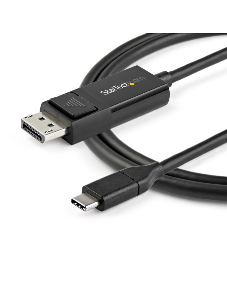 StarTech.com Cavo adattatore da USB C a DisplayPort 1.2 da 1m - Cavo video bidirezionale da DP a USB-C o USB-C a DP 4K 60Hz - HB