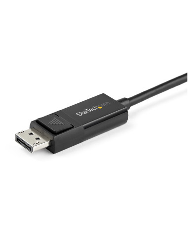 StarTech.com Cavo adattatore da USB C a DisplayPort 1.2 da 2m - Cavo video bidirezionale da DP a USB-C o USB-C a DP 4K 60Hz - HB