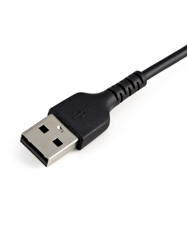 StarTech.com Cavo da USB-A a Lightning da 15cm nero - Robusto e resistente cavo di alimentazione/sincronizzazione in fibra arami
