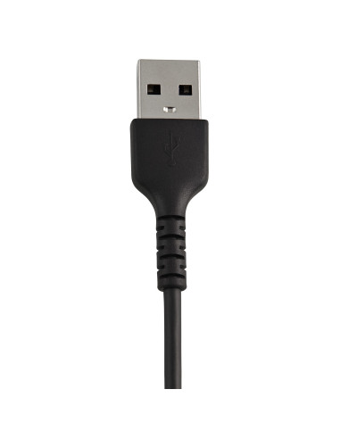 StarTech.com Cavo da USB-A a Lightning da 15cm nero - Robusto e resistente cavo di alimentazione/sincronizzazione in fibra arami