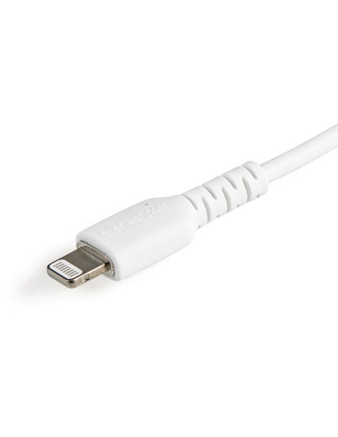 StarTech.com Cavo da USB-A a Lightning da 15cm bianco - Robusto e resistente cavo di alimentazione/sincronizzazione in fibra ara