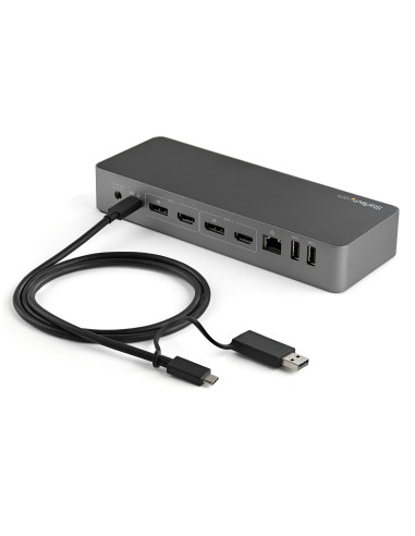 StarTech.com Cavo USB-C da 1 m con adattatore Dongle USB-A - Cavo ibrido 2-in-1 USB tipo C con USB-A - Da USB-C a USB-C (10Gbps/