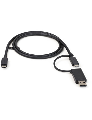 StarTech.com Cavo USB-C da 1 m con adattatore Dongle USB-A - Cavo ibrido 2-in-1 USB tipo C con USB-A - Da USB-C a USB-C (10Gbps/