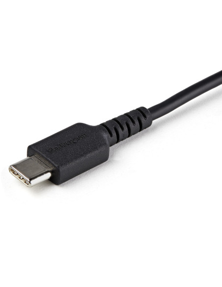 StarTech.com Cavo di ricarica USB C sicuro da 1 m - Cavo di sola alimentazione da USB-A a USB type C con blocco dati - Cavo cari