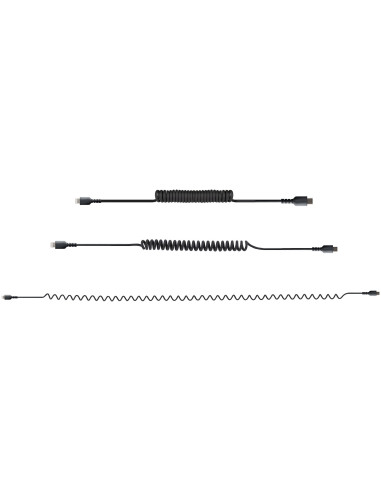 StarTech.com Cavo USB-C a Lightning da 1m Certificato MFi, Cavetto iPhone Spiralato di Ricarica/Alimentazione, Resistente Cavo U