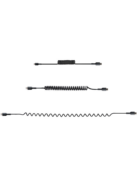 StarTech.com Cavo USB-C a Lightning da 50 cm Certificato MFi, Cavetto iPhone Spiralato di Ricarica/Alimentazione, Resistente Cav