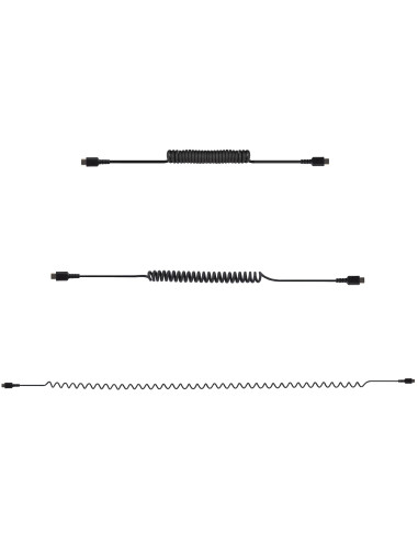 StarTech.com Cavo USB C Ricarica Veloce da 1m Cavetto USB tipo C 2.0 Spiralato di Alimentazione e Sincronizzazione Resistente Ca