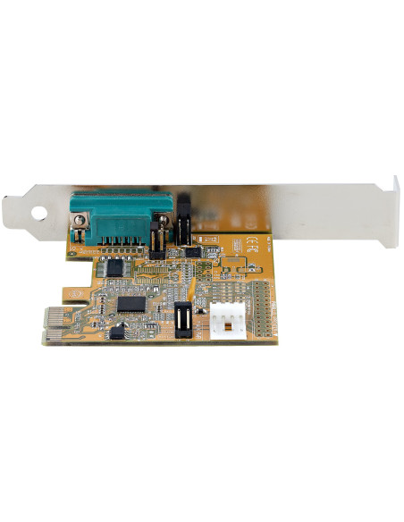 StarTech.com Scheda seriale PCI Express a 1 porta Scheda di interfaccia seriale da PCIe a RS232 (DB9), Scheda PCIe per PC con 16