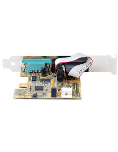 StarTech.com Scheda seriale PCI Express a due porte Scheda di interfaccia seriale da PCIe a 2x RS232 (DB9), Scheda PCIe per PC c