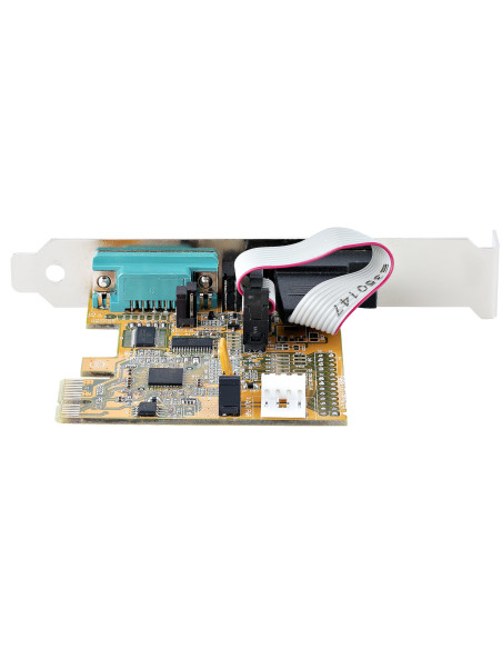 StarTech.com Scheda seriale PCI Express a due porte Scheda di interfaccia seriale da PCIe a 2x RS232 (DB9), Scheda PCIe per PC c
