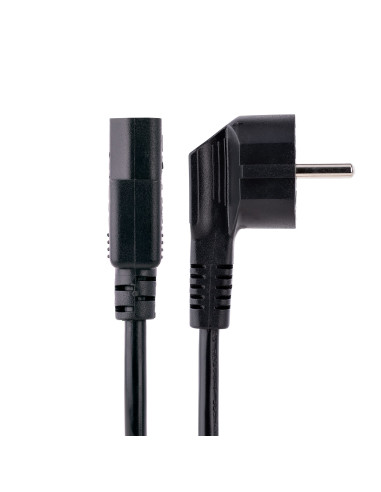 StarTech.com Cavo di alimentazione per PC da EU Schuko a C13 da 1 m, Cavo di corrente AC 250V 10A 18AWG, Cavo di ricambio con sp