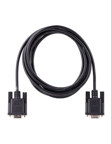 StarTech.com Cavo Seriale Null Modem RS232 da 3 m - Cavo Seriale Crossover con Schermatura in Alluminio - Cavo COM Connettore DB