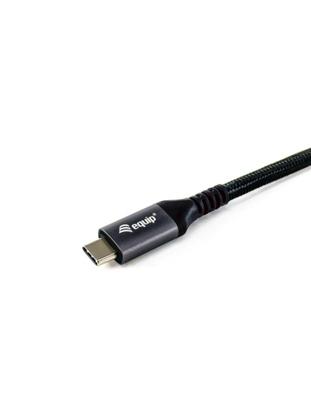 Equip 128382 Cavo USB4 Gen 2x2 da C a C, M/M, 2,0 m, PD 100W, 4K/60Hz, 20Gbps, nero