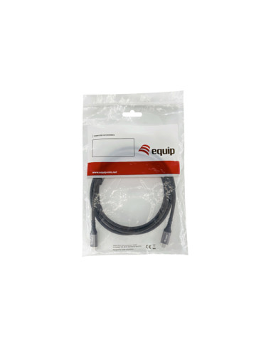 Equip 128382 Cavo USB4 Gen 2x2 da C a C, M/M, 2,0 m, PD 100W, 4K/60Hz, 20Gbps, nero