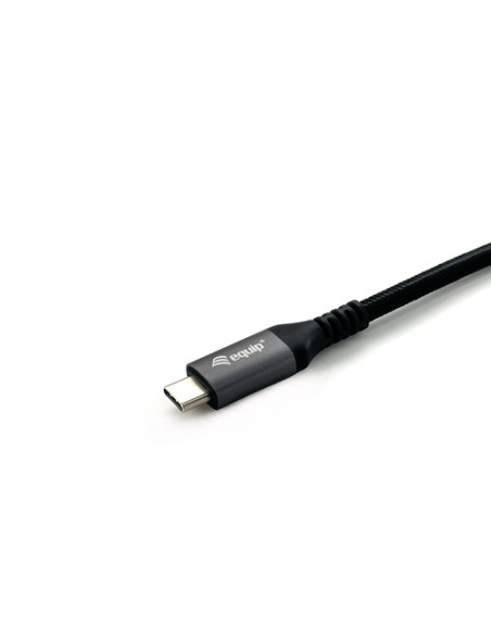 Equip 128370 Cavo di prolunga USB 3.2 Gen 2 da C a C, M/F, 0,5 m, 4K/60Hz, 10Gbps, nero