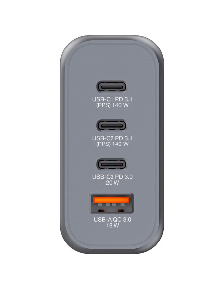 Verbatim GNC-140 Universale Nero, Grigio AC Ricarica rapida Interno