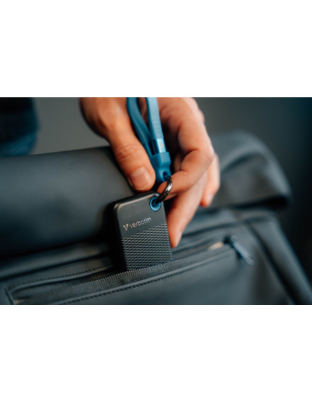 Verbatim Pocket SSD 1 TB USB tipo-C 3.2 Gen 2 (3.1 Gen 2) Nero, Blu