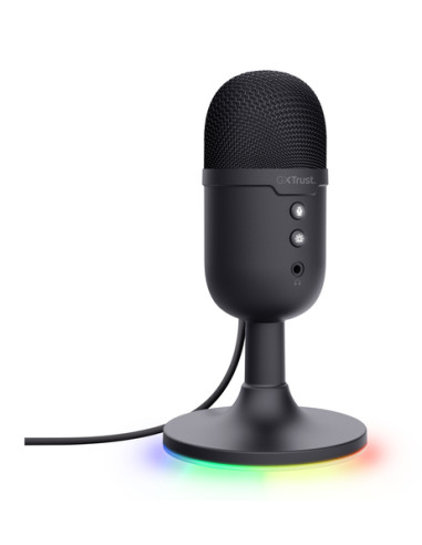 Trust GXT 234P Yunix Nero Microfono da tavolo