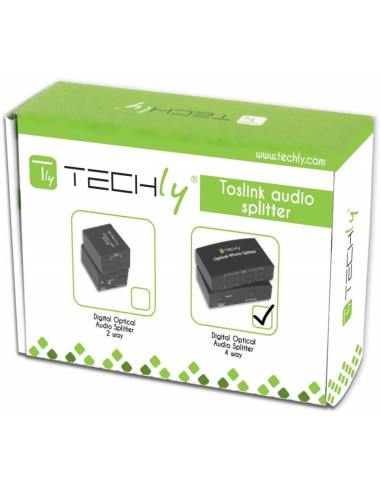 Techly Splitter Audio Digitale Toslink 4 Porte IDATA TOS-SP4