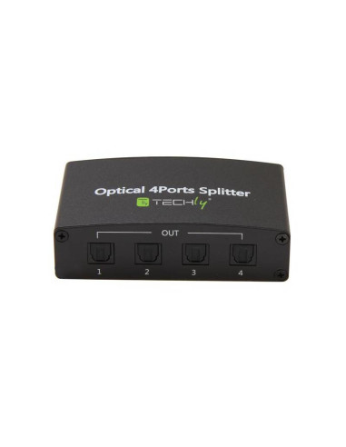 Techly Splitter Audio Digitale Toslink 4 Porte IDATA TOS-SP4