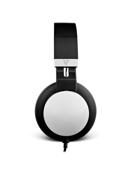 V7 Cuffie leggere - Nero/Argento