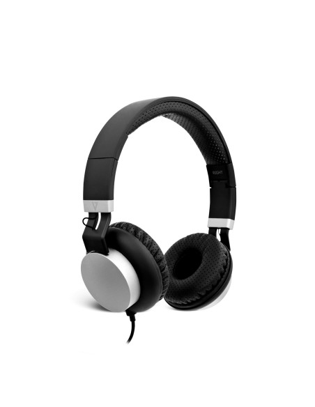 V7 Cuffie leggere - Nero/Argento