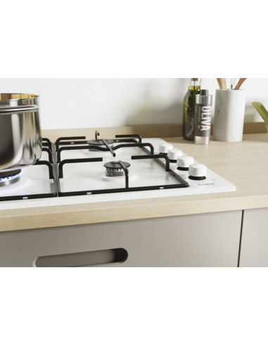 Candy Idea CHW6LWW Bianco Da incasso 60 cm Gas 4 Fornello(i)