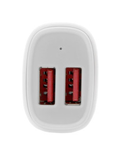 StarTech.com USB2PCARWHS Caricabatterie per dispositivi mobili Universale Bianco Accendisigari Auto 2