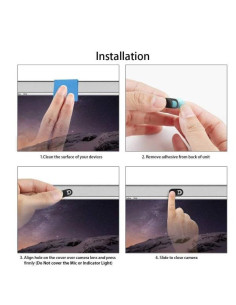 COPRI WEBCAM PRIVACY 3PZ BIANCO