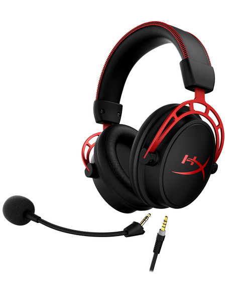 HyperX Cloud Alpha – Cuffie da gaming (nero-rosso)