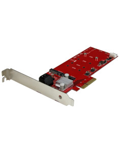StarTech.com Scheda PCI Express Controller 2x M.2 NGFF SSD RAID con 2 Porte Sata III - PCIe