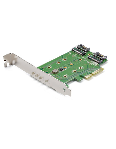 StarTech.com Adattatore SSD M.2 NGFF a 3 porte - 1x M.2 PCIe ( NVMe) , 2x M.2 SATA III M.2 - PCIe 3.0