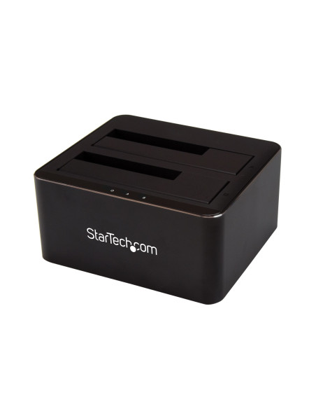StarTech.com Docking Station a Doppio Bay SATA per 2x 2,5/3,5" SATA SSD/HDD - USB 3.0