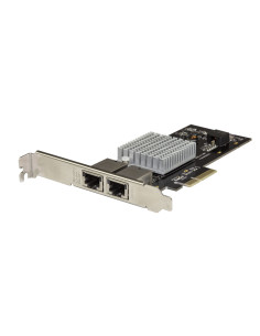 StarTech.com Scheda di Rete Ethernet PCIe a 2 porte 10GB - Adattatore di rete PCI Express 10GBASE-T/NBASE-T con chip Intel-X550A
