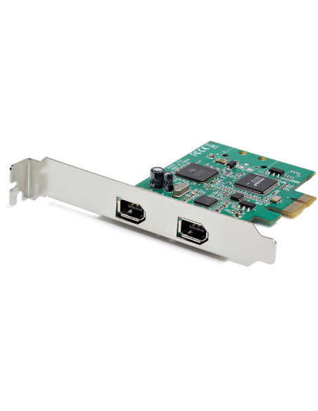 StarTech.com Scheda PCI Express FireWire a 2 porte - Adattatore PCIe FireWire 1394a
