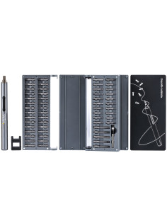 StarTech.com Set di cacciaviti elettrici di precisione a 55 punte - Kit di cacciaviti a batteria portatile/mini per riparazioni