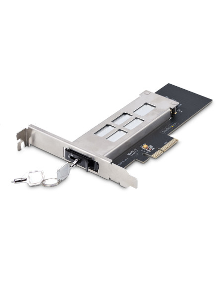 StarTech.com Rack rimovibile per SSD M.2 NVMe a PCIe x4 / Backplane mobile per slot di espansione PCI Express, Installazione sen