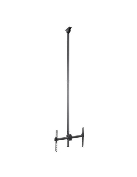 StarTech.com Supporto da soffitto per TV - Staffa per TV a schermo singolo con lunga asta telescopica regolabile - Inclinabile /