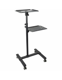 StarTech.com Supporto per proiettore e laptop mobile - Carrello portatile per proiettore resistente (2 ripiani, reggono 10kg cia