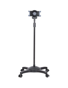 StarTech.com Supporto per tablet mobile con ruote bloccabili - Stand per tablet ad altezza regolabile - Sostegno universale da p