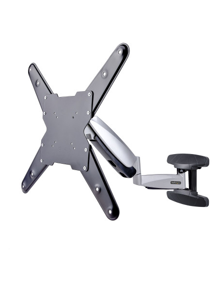 StarTech.com Staffa per TV a parete, supporto per TV VESA orientabile per display da 23" a 55", Braccio per TV sottile con suppo