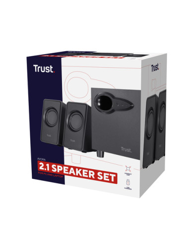Trust Avora 2.1 set di altoparlanti 9 W PC Nero 2.1 canali 2-vie