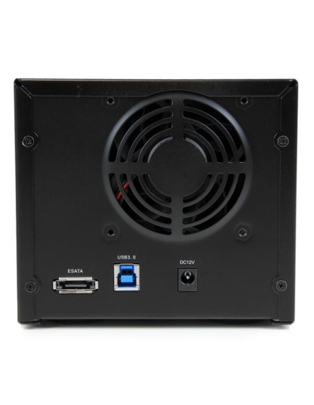 StarTech.com Box Esterno HDD per disco rigido SATA III 3.5" USB 3.0 con UASP - Enclosure Case Disco Rigido a doppio Bay con Hot 