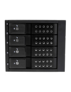 StarTech.com Sistema Backplane mobile per rack hot-swap portatili a 4 bay alloggiamenti per HDD SAS II / SATA III 3,5" - 6 Gbps 2