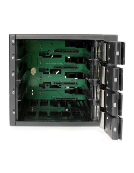 StarTech.com Sistema Backplane mobile per rack hot-swap portatili a 4 bay alloggiamenti per HDD SAS II / SATA III 3,5" - 6 Gbps