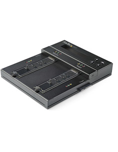 StarTech.com Duplicatore SSD/HDD M.2 SATA e M.2 Nvme - Clonatore/Eraser per dischi SSD Nvme M.2 PCIe AHCI - M.2 SATA - Duplicato 2