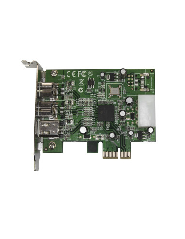 StarTech.com Scheda adattatore PCI Express FireWire 2b 1a 1394 a basso profilo - 3 porte