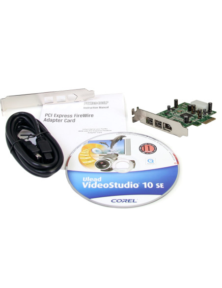 StarTech.com Scheda adattatore PCI Express FireWire 2b 1a 1394 a basso profilo - 3 porte