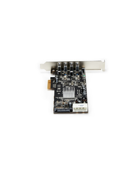 StarTech.com Adattatore scheda SuperSpeed USB 3.0 con 4 porte PCI Express (PCIe) con 4 canali da 5 Gbps dedicati - UASP - Alimen