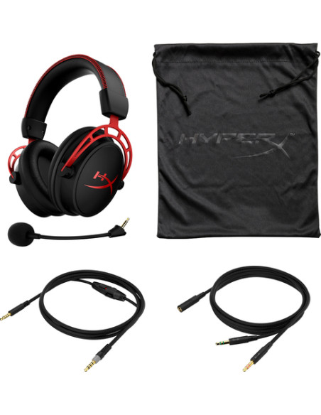 HyperX Cloud Alpha – Cuffie da gaming (nero-rosso)